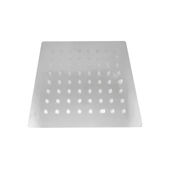 Regadera cuadrada 6" acero inoxidable IML