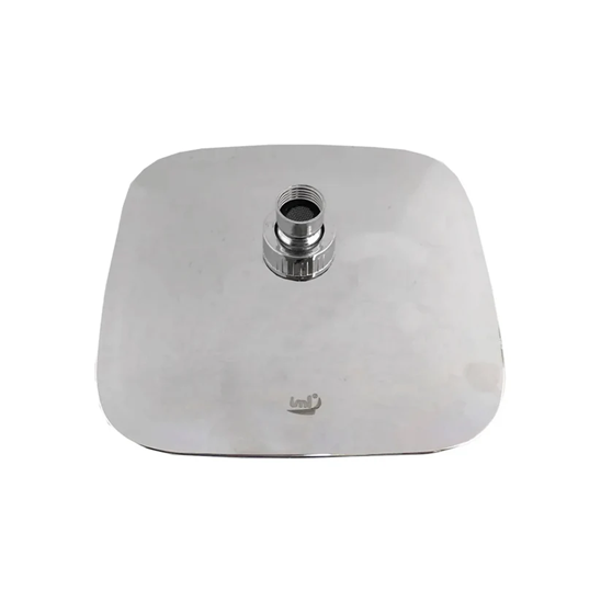 Regadera cuadrada 8" ABS gris cromada IML