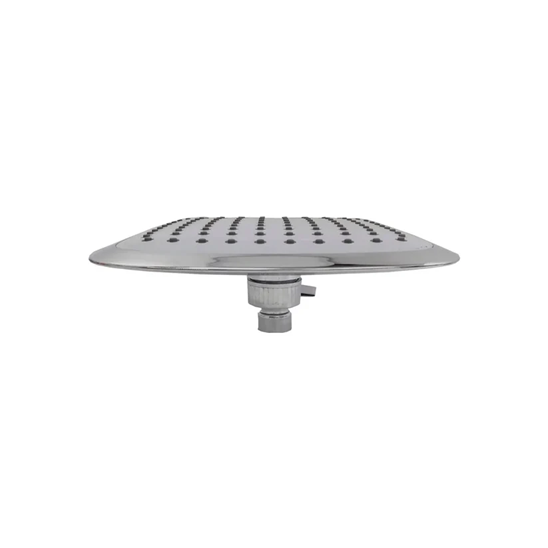 Regadera cuadrada 8" ABS gris cromada IML