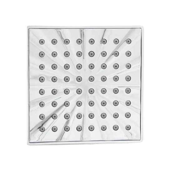 Regadera cuadrada 4" ABS cromada