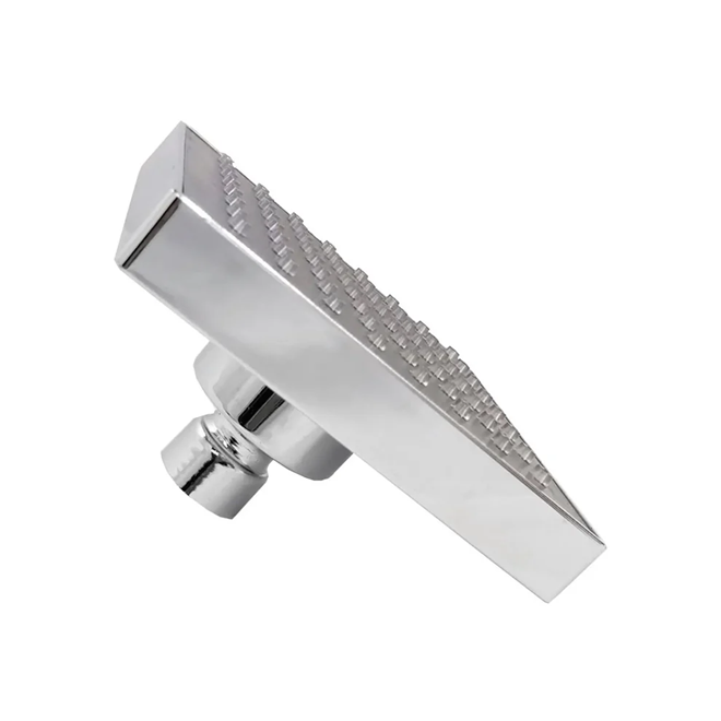Regadera cuadrada 4" ABS cromada