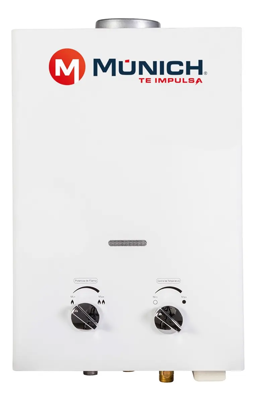 Calentador de Paso Instantáneo | 6L/min Gas LP (Ahorro hasta 70%)