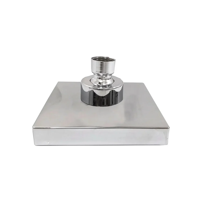Regadera cuadrada 4" ABS cromada