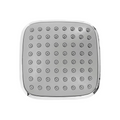 Regadera cuadrada 4" ABS cromada