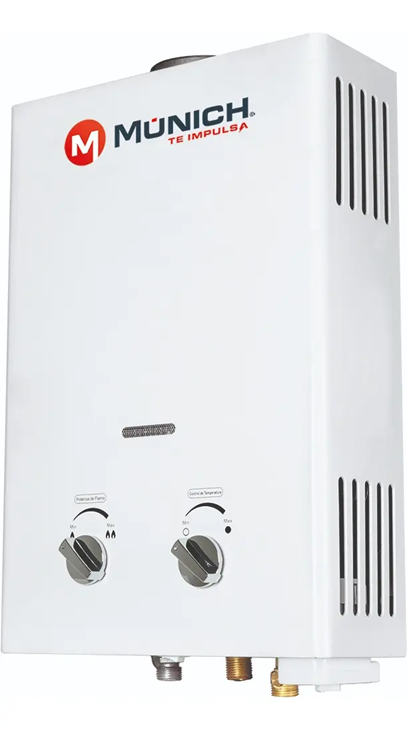 Calentador de Paso Instantáneo | 6L/min Gas LP (Ahorro hasta 70%)